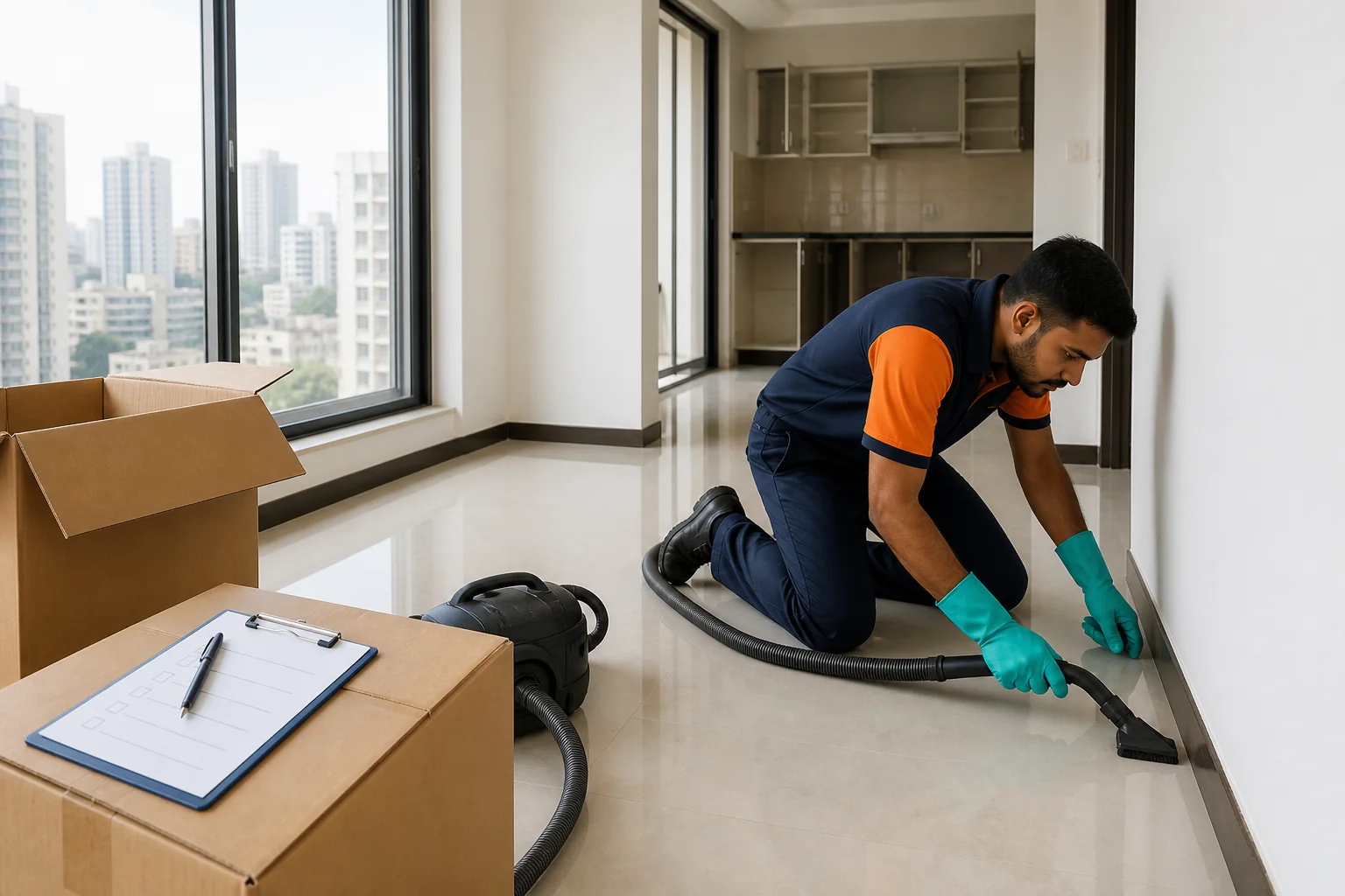 Clean residential property