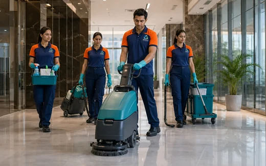 Acleanz cleaning team prepared for service deployment